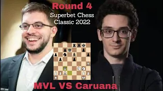 Weathering the Storm | MVL vs Caruana| Suberbet Chess 2022|Round 4