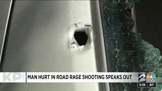 Man hurt in Houston road rage shooting speaks out, calls for justice