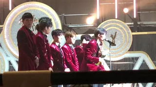 [180110] WANNA ONE GDA Winning Speech Fancam