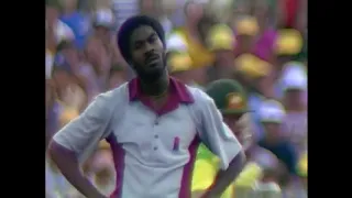 Michael Holding and Sylvester Clarke opening the bowling for West indies 1982