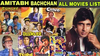 Amitabh Bachchan(1969-2024) All Movies Name List|Amitabh Bachchan Filmography|amitabh bachchan movie