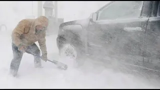 Срочно! Огромные сугробы и сотни аварий! Снежная буря в Польше, снегопад Польша сегодня | боль земли