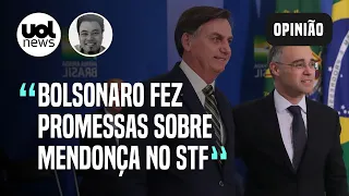Bolsonaristas ficaram 'bravos' com André Mendonça por causa de promessas do presidente, diz Sakamoto