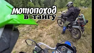 Мотопоход в тайгу на эндуро, по старой лесной дороге/ мотоленд xr 250 enduro