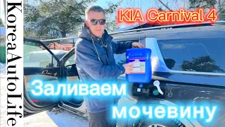 KIA Carnival 4 заливаем мочевину