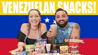 American Tries Venezuelan Snacks