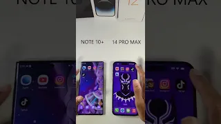 Samsung Galaxy Note 10 Plus VS iPhone 14 Pro MAX Speed Test!