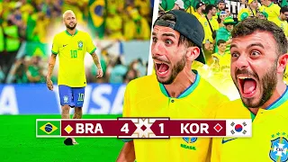 🇧🇷 BRASILE DEVASTANTE! REACTION dallo STADIO di BRASILE 4-1 KOREA del SUD in QATAR!