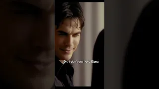 Damon and Elena  - Now I'm Hurt - The Vampire Diaries 💔🔥 #shorts