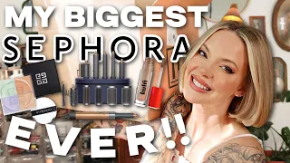 MY BIGGEST SEPHORA HAUL what I bought at the Sephora sale including the Dyson Airwrap Complete Long