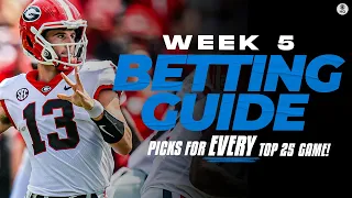 Free Picks for EVERY Top 25 game in College Football [Week 5 Betting Guide] | CBS Sports HQ
