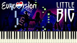 Little Big - Uno ( Eurovision Song Contest ( KJ AlGer Piano Cover SOLO V2 ))