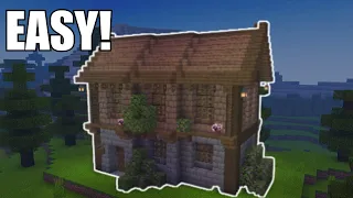 Easy & Simple Medieval House Design In Minecraft (ASMR)