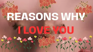 Reasons Why I Love You in a Sweet and Romantic Way || Love Quotes for Someone Special
