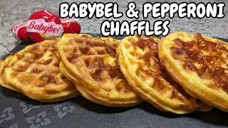 Get Creative With Babybel & Pepperoni Chaffles! #chaffle #keto #ketovore #ketorecipes