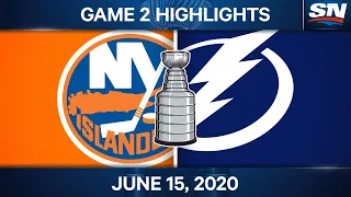 NHL Game Highlights | Islanders vs. Lightning, Game 2 - June 15, 2021