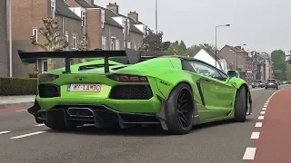 Liberty Walk Lamborghini Aventador - Revs, Accelerations & Pure Exhaust Sound