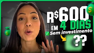 R$600,00 em 4 DIAS SEM INVESTIMENTO INICIAL | Top aplicativo para ganhar dinheiro como freelancer