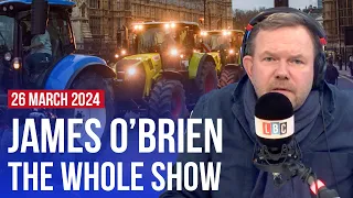 Why should I feel sorry for farmers? | James O'Brien - The Whole Show