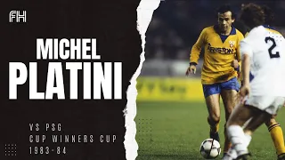 Michel Platini ● Skills ● PSG 2-2 Juventus ● Cup Winners Cup 1983-84