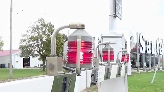 Classic Railroad Crossing Gates at the Illinois Railway Museum