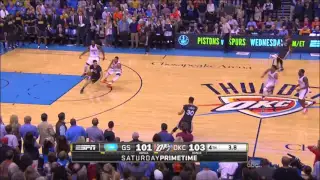 Warriors tie the Thunder with crazy finish in regulation