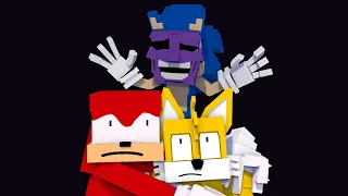 Majin Sonic has a Mask all the time? [Minecraft Animation]