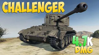 Challenger - 5 Frags 4.7K Damage - Line for fun! - World Of Tanks