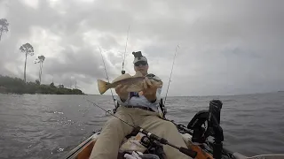 Speckled Trout and Redfish on a windy day