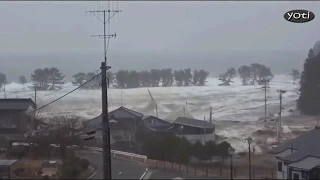 Dramatic Japan Tsunami footage (Prt9) Revised