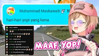 Risu Nyetir Sambil Nyanyi Pun Masih Sempet Nyenggol Iofi