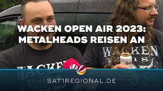 Wacken Open Air: Metalheads reisen bei Starkregen an
