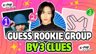 GUESS ROOKIES KPOP GROUPS BY 3 CLUES 👩‍🦰📺🧬(DEBUT AFTER 2022) |KPOP GAMES 🎮 KPOP QUIZ 💙|