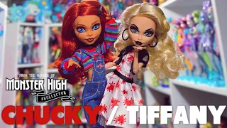 Adult Collector Monster High Skullector Chucky and Tiffany Unboxing!