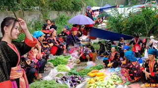 Chợ phiên xã nhè điện biên độc lạ nhất vùng cao | Miền núi tây bắc