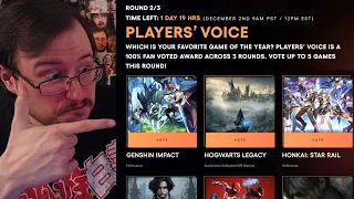 Voting For The Game Awards 2023 Players' Voice Award (Round 2) GENSHIN CHEATED! Or Did It!?