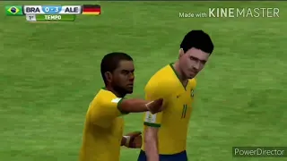 BRASIL 1×7 ALEMANHA SEMI FINAL DA COPA DO MUNDO 2014 RECRIADO NO PES 2014