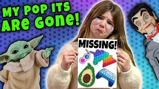 My Pop It Fidgets Are Missing! Did Baby Yoda Do It??