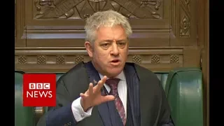 Speaker John Bercow accused the Foreign Secretary of sexism - BBC News