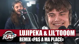 Lujipeka REMIXE "Pas à ma place" avec son PETIT FRÈRE ! #PlanèteRap