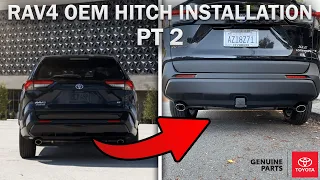 RAV4 2019-2023 OEM HITCH INSTALLATION Pt. 2 | CUTTING AND REMOVING BUMPER