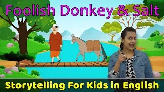 Donkey and Salt Story in English | Fairy Tales English | Moral Stories For Kids | Bedtime Stories