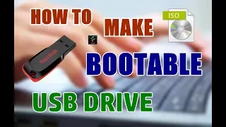 How To Make Bootable USB Drive | Windows XP/7/Vista/8/8.1 |