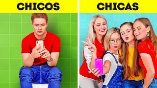 CHICOS vs CHICAS || Diferencias divertidas con las que puedes relacionarte por 123 GO! BOYS