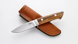 No.673 - Drop Point  N690Co/Zebrano