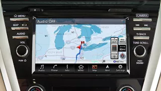 2018 Nissan Murano - Map Screen Overview