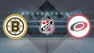 Обзор матча Бостон - Каролина / BRUINS VS HURRICANES JANUARY 8, 2017 HIGHLIGHTS