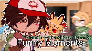 Pokemon Sun and Moon react to Funny Moments || Gacha Club || Sheeka Shanti