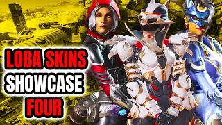 LOBA SKINS SHOWCASE 4 - Legendary Loba, Epic Skins + Banner Frames & Poses - (Apex Legends)