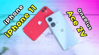 So sánh OnePlus Ace 2V và iPhone 11: Điện thoại quốc dân vs Android mới